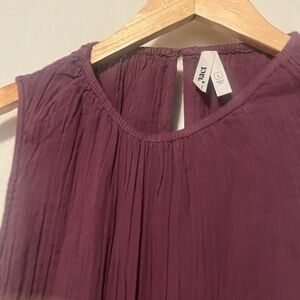 Pact Women's Coastal Gauze Sleeveless Midi Dress - L